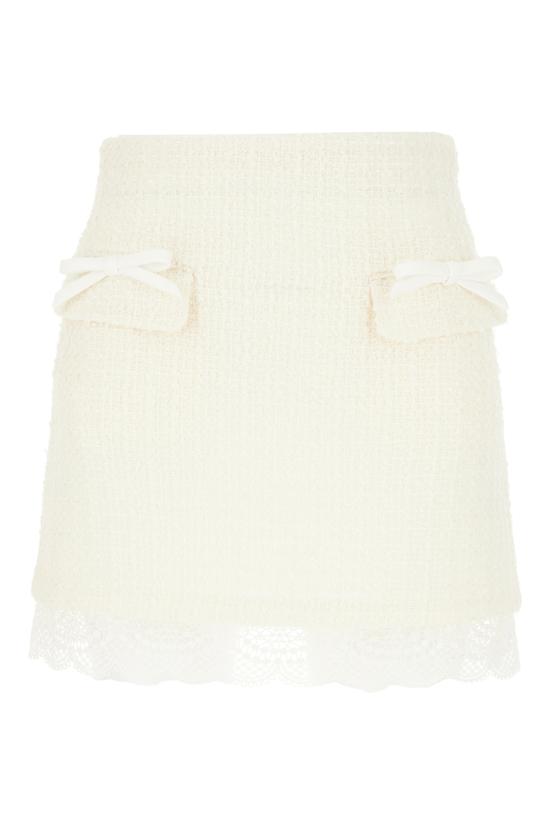 26FW 셀프 포트레이트 스커트 PF26002SKC CREAM