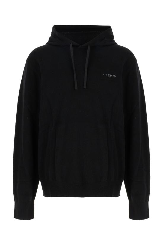 26SS 지방시 후드 티셔츠 BM90WP4YP3 001 BLACK
