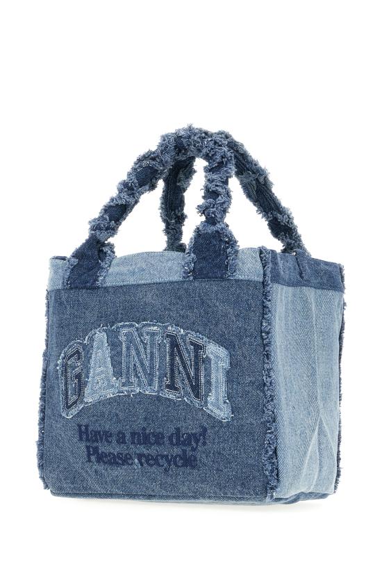 26SS 가니 토트백 B211009211433 569 DARK BLUE VINTAGE - GANNI