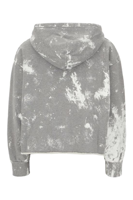 26SS MM6 메종마르지엘라 후드 티셔츠 S62GU0146S25337 853M GREY MELANGE - MM6 MAISON MARGIELA