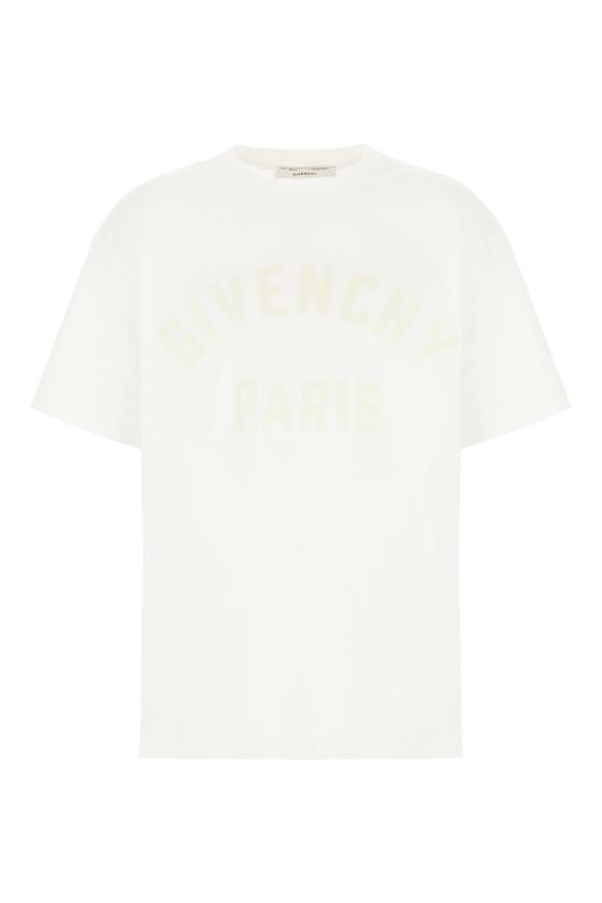 26SS 지방시 맥시 로고 코튼 티셔츠 BM71NK3YRS 100 WHITE