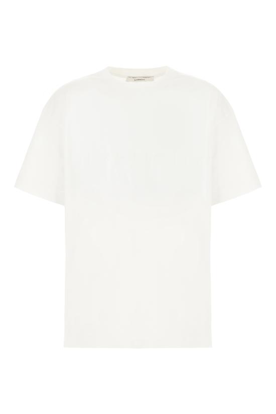 26SS 지방시 지방시 파리 자카드 반팔 티셔츠 BM71NK3YSF 100 WHITE