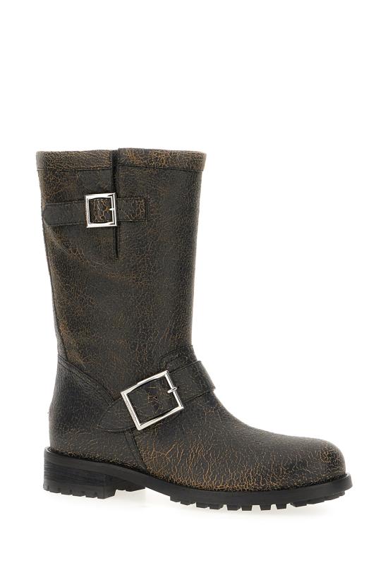 26FW 지미추 부츠 BIKERMIDCTH BLACK TOFFEE - JIMMY CHOO