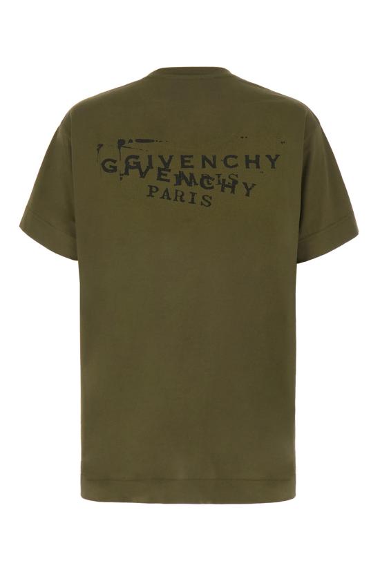26SS 지방시 반팔 티셔츠 BM71NK3YSA 305 KHAKI - GIVENCHY