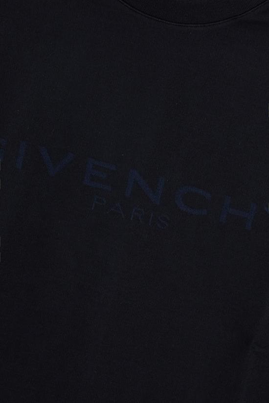 26SS 지방시 지방시 파리 자카드 반팔 티셔츠 BM71NK3YSF 499 DARK NAVY - GIVENCHY