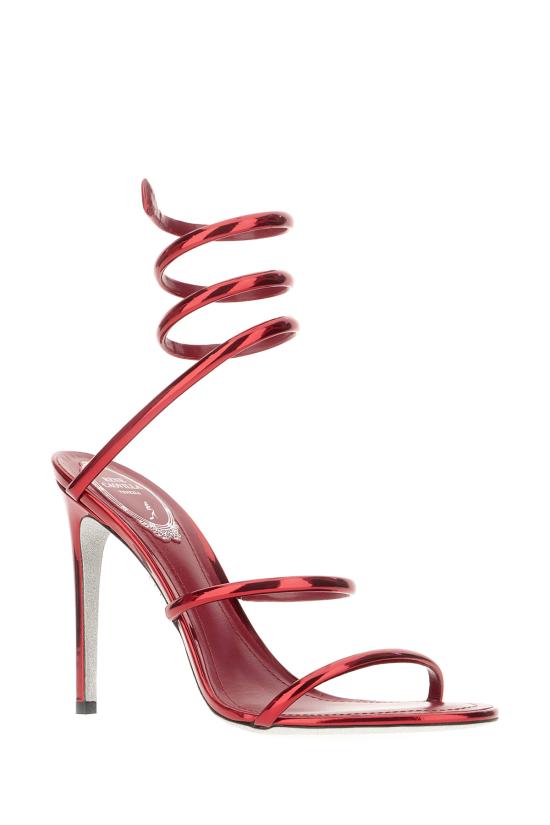26FW 르네 카오빌라 샌들 C12351105 00013060 BORDEAUX MIRROR CALF - RENE CAOVILLA
