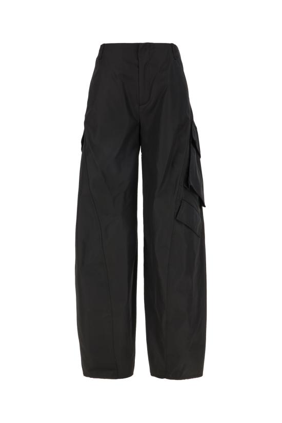 26FW 알라이아 트레이닝/조거 팬츠 AA9P1388T448D 995 NOIR ALAIA