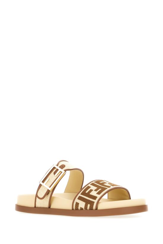 26FW 펜디 뮬/슬리퍼 8X8710ABN3 F1WQJ Naturale - FENDI