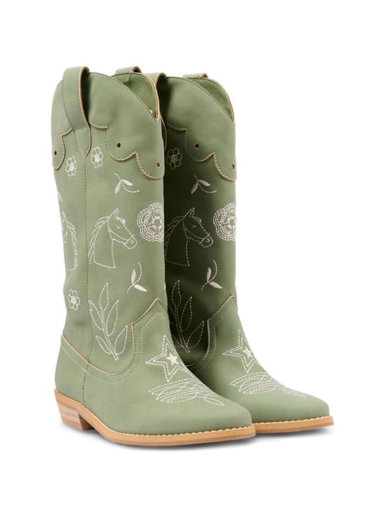 26FW [키즈] 스텔라 맥카트니 미들 부츠 TZ0C16 Z398370G Verde - STELLA MCCARTNEY