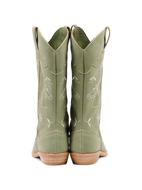 26FW [키즈] 스텔라 맥카트니 미들 부츠 TZ0C16 Z398370G Verde - STELLA MCCARTNEY