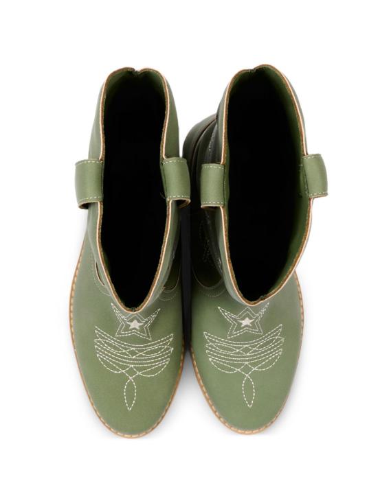 26FW [키즈] 스텔라 맥카트니 미들 부츠 TZ0C16 Z398370G Verde - STELLA MCCARTNEY