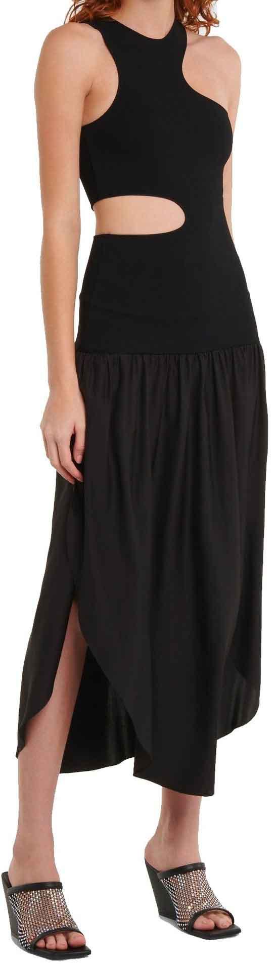  스텔라 맥카트니 미디 원피스 15426444329300 BLACK - STELLA MCCARTNEY