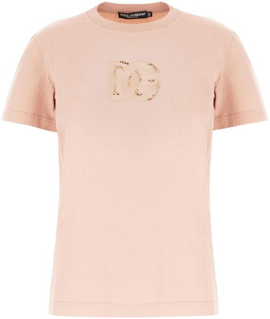 26SS 돌체앤가바나 반팔 티셔츠 F8N08ZGDDMBFB662 PINK