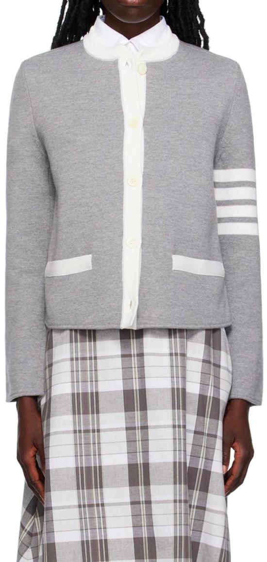  톰브라운 가디건 15427251667284 GREY - THOM BROWNE