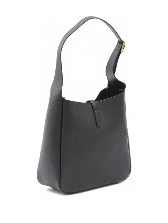 26FW 생로랑 LE 5 A 7 서플 그레인드 레더 스몰백 850533 AAAUQ1000 BLACK - SAINT LAURENT