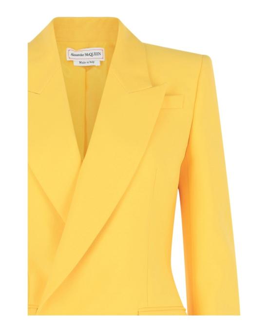 알렉산더 맥퀸 자켓 756939 QJACX 7050 91486 42 Yellow - ALEXANDER MCQUEEN