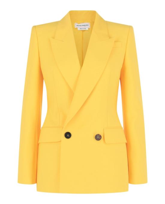 알렉산더 맥퀸 자켓 756939 QJACX 7050 91486 42 Yellow