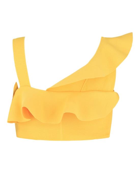  알렉산더 맥퀸 민소매 티셔츠 710227 Q1A3F 7029 70283 S Yellow - ALEXANDER MCQUEEN