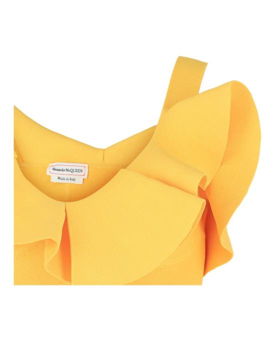  알렉산더 맥퀸 민소매 티셔츠 710227 Q1A3F 7029 70283 S Yellow - ALEXANDER MCQUEEN