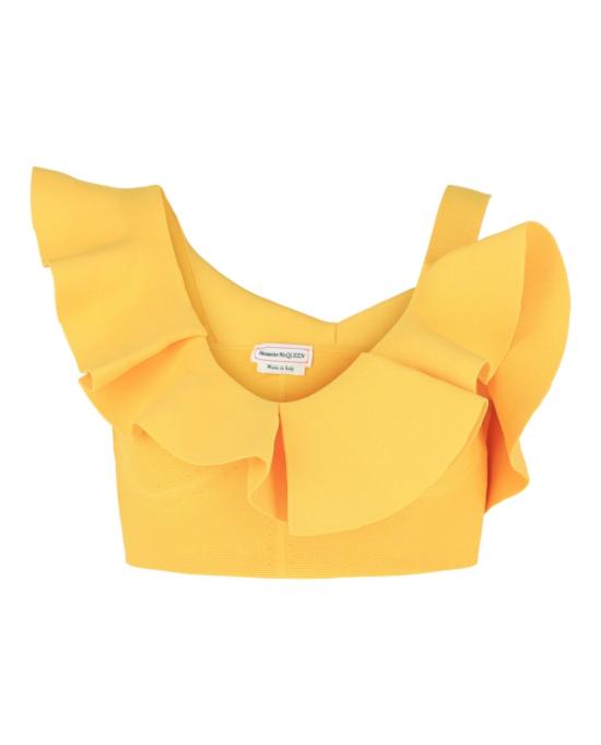  알렉산더 맥퀸 민소매 티셔츠 710227 Q1A3F 7029 70283 S Yellow
