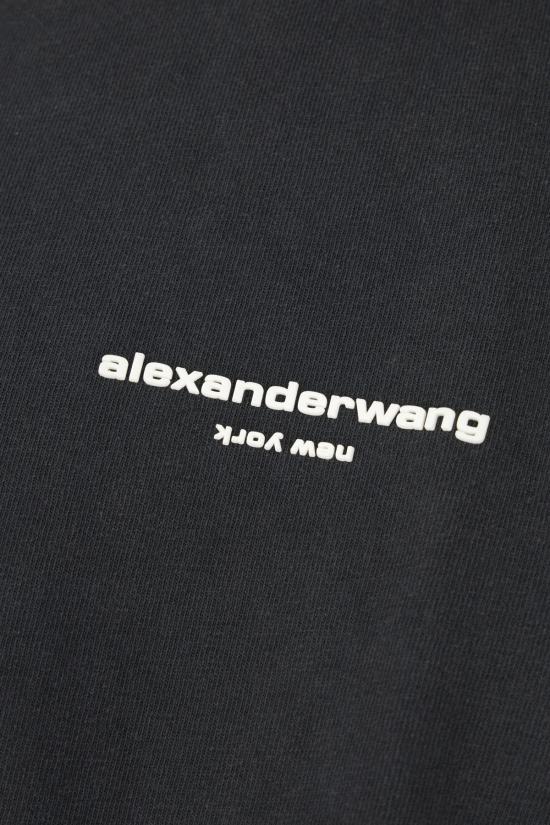 26FW 알렉산더 왕 긴팔 티셔츠 UCC3261908 011 WASHED BLACK - ALEXANDER WANG