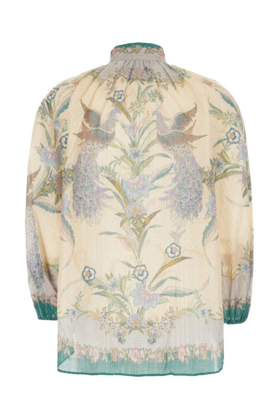 26FW 짐머만 셔츠 4538TSS262 CSCFL CREAM SCARF FLORAL - ZIMMERMANN