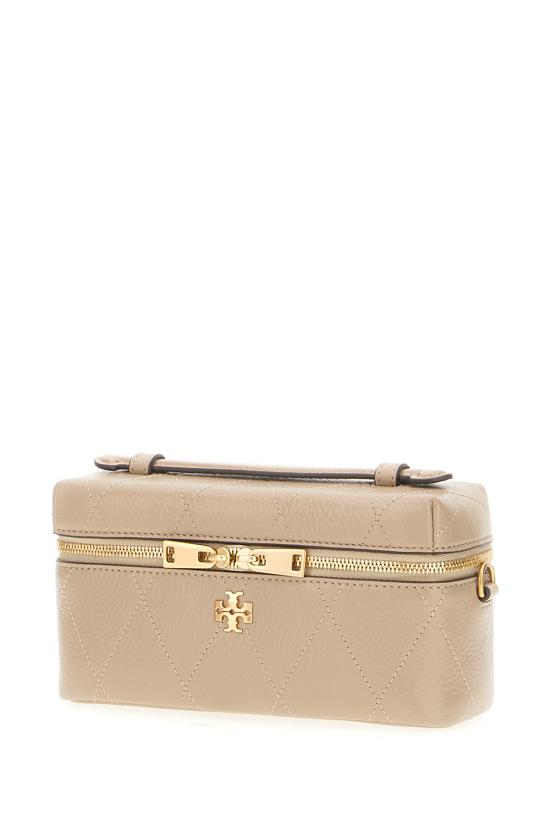 26FW 토리버치 뷰티 케이스 186036 020 SOFT CEMENT - TORY BURCH