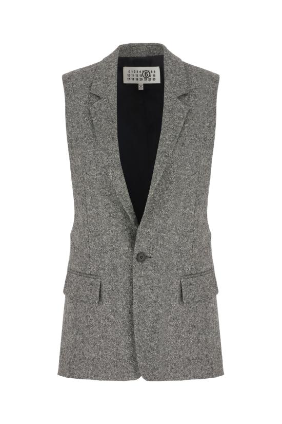 26FW MM6 메종마르지엘라 베스트 S52FB0107M36004 001F GREY MELANGE