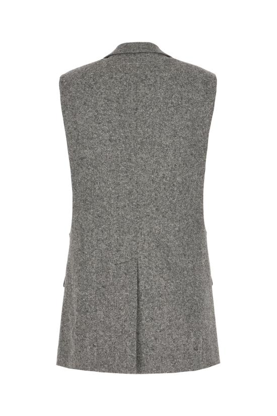 26FW MM6 메종마르지엘라 베스트 S52FB0107M36004 001F GREY MELANGE - MM6 MAISON MARGIELA