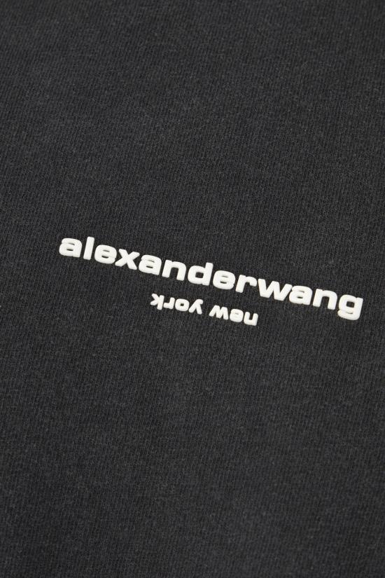 26FW 알렉산더 왕 반팔 티셔츠 UCC3261905 011 WASHED BLACK - ALEXANDER WANG