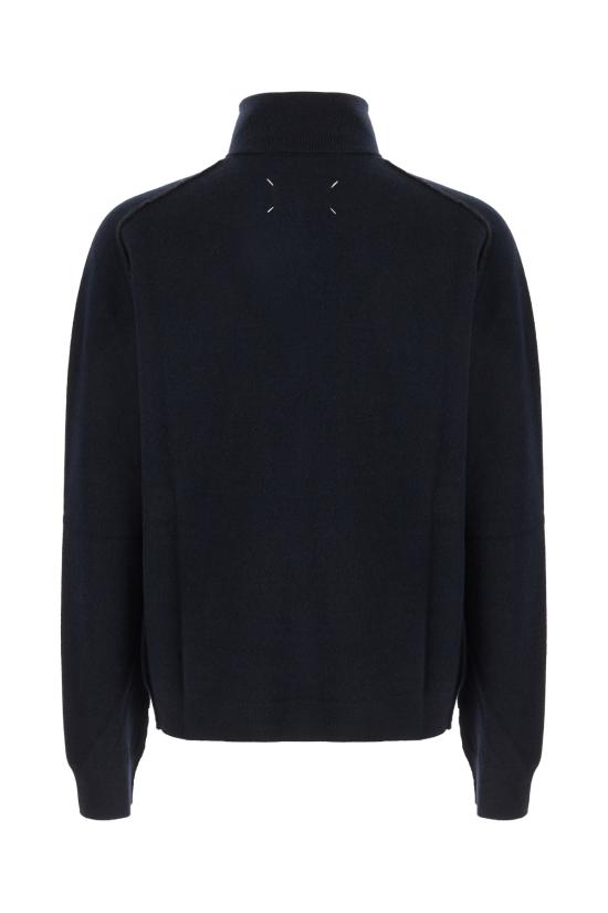 26FW 마르지엘라 터틀넥 S50HL0071M13303 511F NAVY DARK GREY - MAISON MARGIELA
