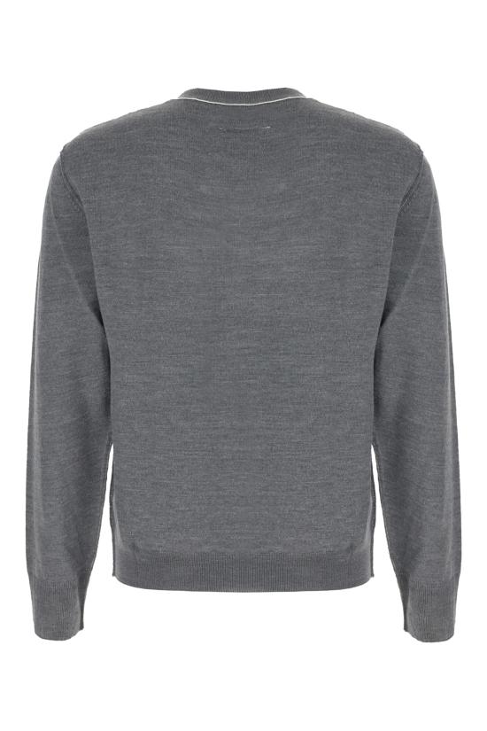 26FW MM6 메종마르지엘라 스웨터 SH0HL0010M13037 860M GREY MELANGE - MM6 MAISON MARGIELA