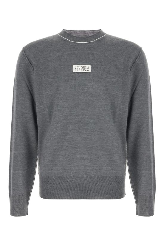 26FW MM6 메종마르지엘라 스웨터 SH0HL0010M13037 860M GREY MELANGE