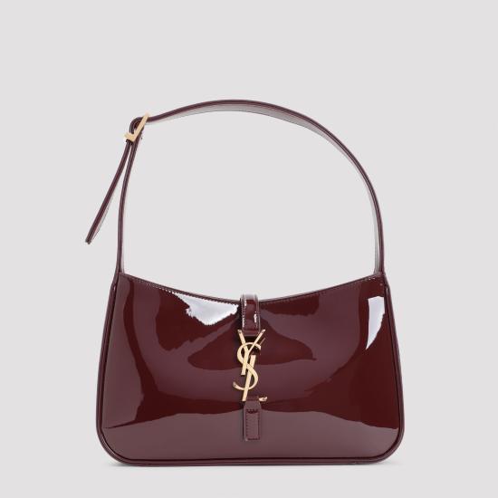 26FW 생로랑 르 5 아 7 페이턴트 레더 657228 B870W 6413 DK RED WINE