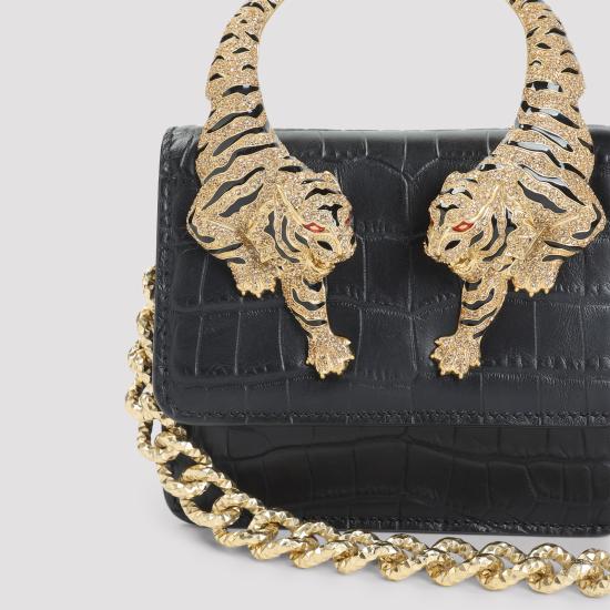 26FW 로베르토 카발리 토트백 SKB025 PZ975 05051 BLACK - ROBERTO CAVALLI