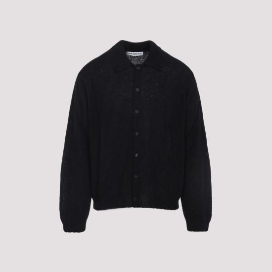 26FW 아워레가시 이브닝 폴로 가디건 M4213ECFSE BLACK - OUR LEGACY