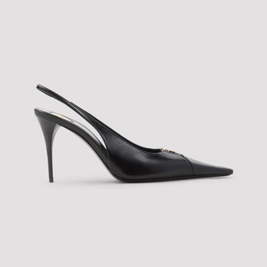 26FW 생로랑 베이비론 브레테유 슬링백 펌프스 806685 AAEHI 1000 NERO - SAINT LAURENT