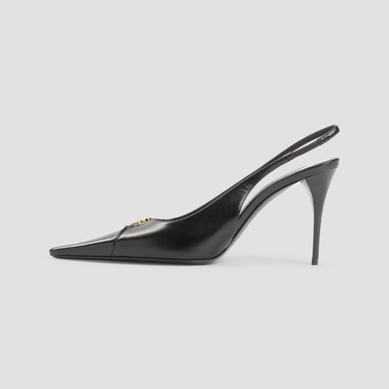 26FW 생로랑 베이비론 브레테유 슬링백 펌프스 806685 AAEHI 1000 NERO - SAINT LAURENT
