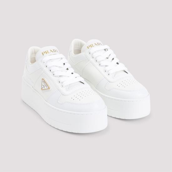26FW 프라다 다운타운 볼드 레더 스니커즈 1E792MFD050 3LPH F0009 BIANCO - PRADA