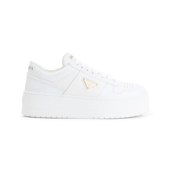 26FW 프라다 다운타운 볼드 레더 스니커즈 1E792MFD050 3LPH F0009 BIANCO - PRADA