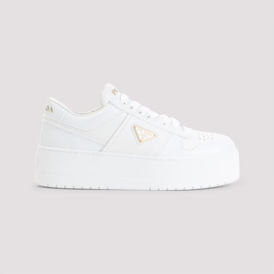 26FW 프라다 다운타운 볼드 레더 스니커즈 1E792MFD050 3LPH F0009 BIANCO - PRADA