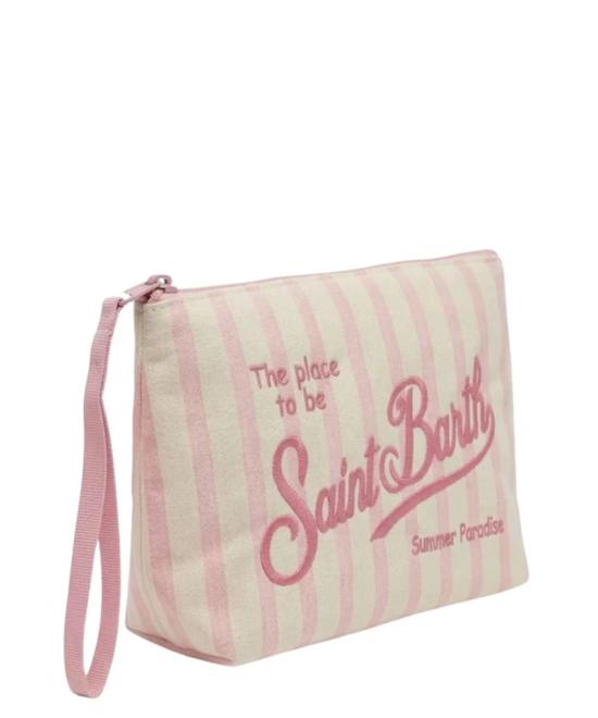 26SS 세인트바쓰 클러치/파우치 ALI0046 00239L TINY V STRIPES 2111 EMB - MC2 SAINT BARTH