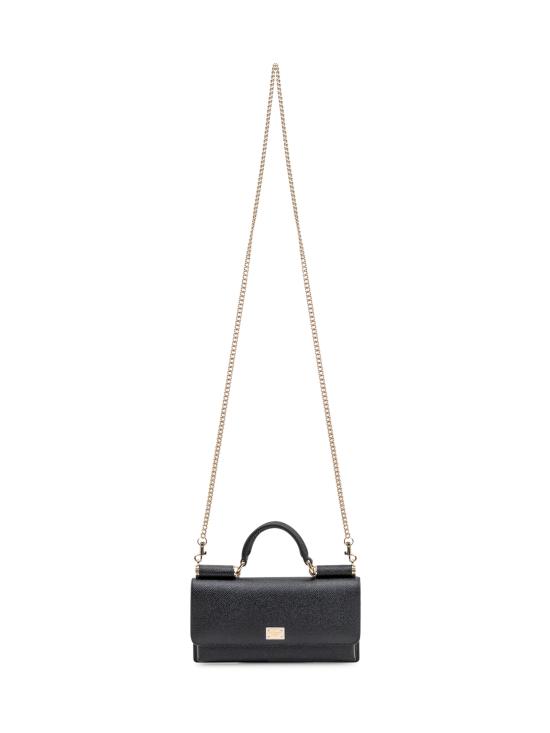26FW 돌체앤가바나 Dauphine-print calfskin 미니백 BI3280A1001 80999 NERO - DOLCE & GABBANA