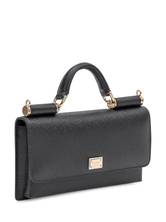 26FW 돌체앤가바나 Dauphine-print calfskin 미니백 BI3280A1001 80999 NERO - DOLCE & GABBANA