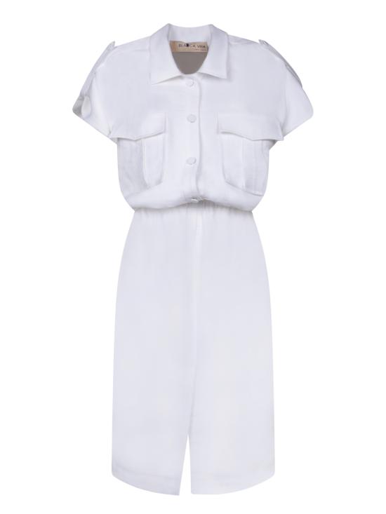  블랑카 비타 원피스 AFELANDRA 9724 DIAMANTE White