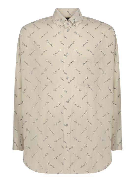 25SS 발렌시아가 셔츠 773300 TRLB1 9711 Beige