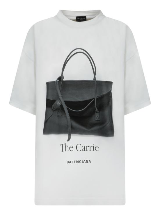 25SS 발렌시아가 반팔 티셔츠 831305 TSVH9 9012 White
