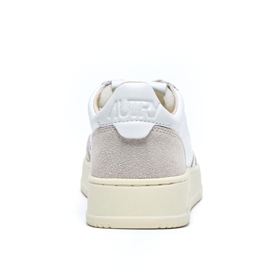 26FW 오트리 핑크 스웨이드 메달리스트 AULW LS33 WHITE - AUTRY