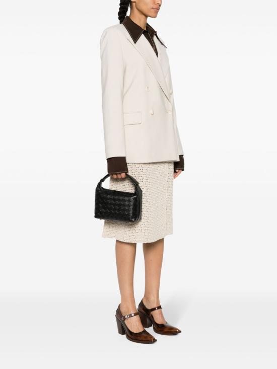 26FW 보테가베네타 미니 월리스 토트백 754443 V3IV18425 BLACK - BOTTEGA VENETA