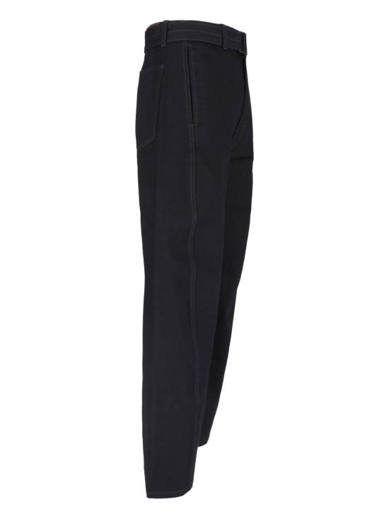 26FW 르메르 트위스트 벨티드 팬츠 PA326 LD1055 BK999 Black - LEMAIRE